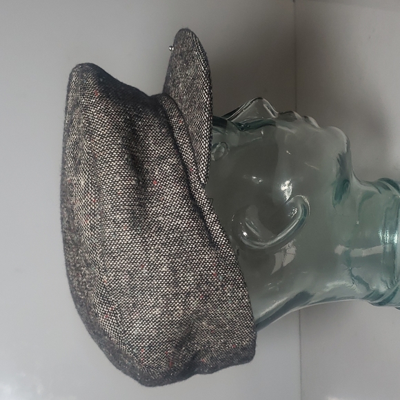 Tweed Snap Front Ivy Gray Flat Cap Size Large - Picture 8 of 13